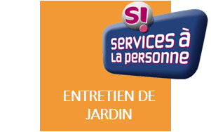 logo orange allain paysage pour l'entretien de jardin avec le logo Service à la personne
